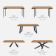 Loft Work Desk L120, Dark Walnut [Display]