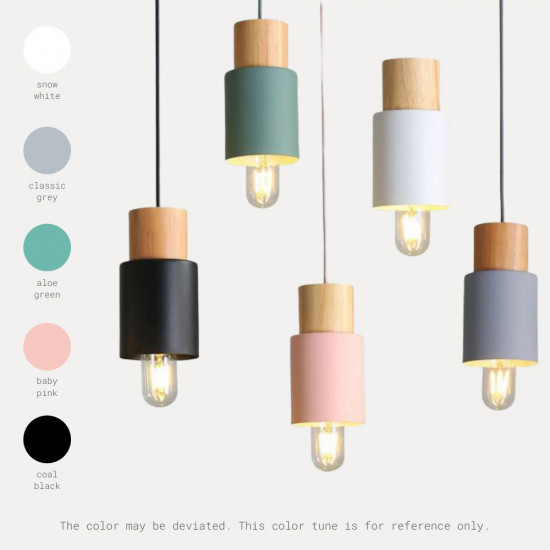 SCANDI Cylinder pendant, Snow White [Stockx1]