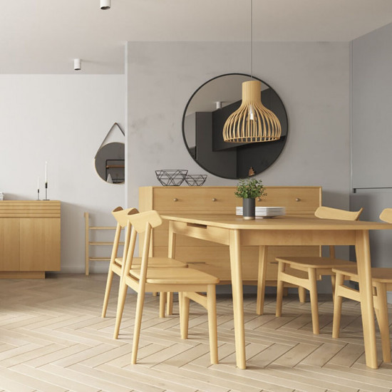 Wooden Curve Chair, W45, Walnut Wooden Curve Chair, W45, Walnut