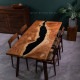 Mimba with Resin Table Top, L140