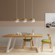 Industrial Dining Table L120-220, WH Industrial Dining Table L120-220, WH