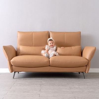Boston Recliner Sofa, L158-218, Semi Aniline Leather