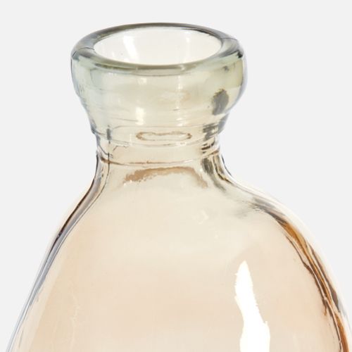 LIDO Glass Vase dark brown-sand