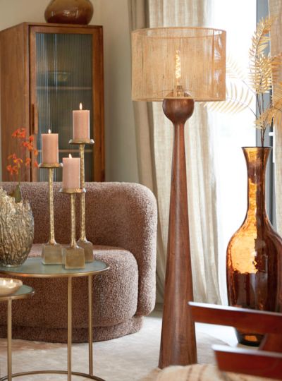 FESTINA wood russet Floor Lamp