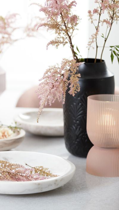 LIDO Glass Vase dark brown-sand