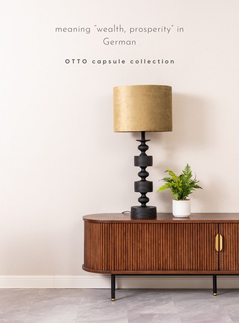 OTTO TV cabinet, Natural Walnut L180