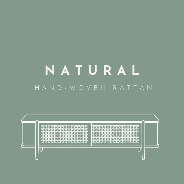 SEN RATTAN TV Cabinet L150 [In-stock]