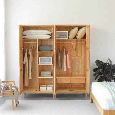 ELGIN Rattan Wardrobe, Combined