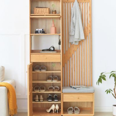 ELGIN Entrance Shoe Cabinet II with seater - Type A