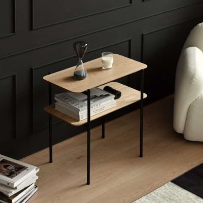 ADAMS Metal Shelf, Oak, W60 [SALE]