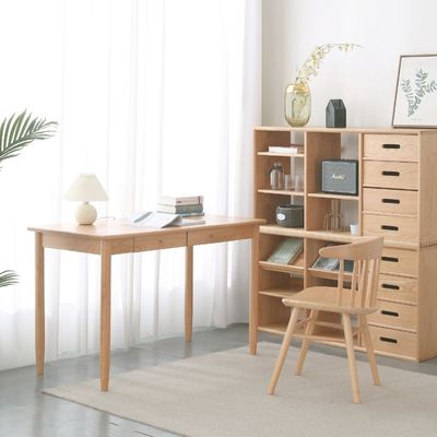 NOR Work Desk L100-140, Oak