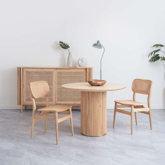 SEN Rattan Dining Chair, Teak [SALE]