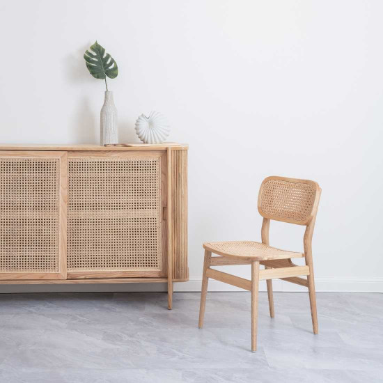 SEN RATTAN Sideboard L160, White Wash 