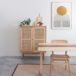SEN RATTAN Shoe Cabinet V.2, Ash, L90 [2 left]