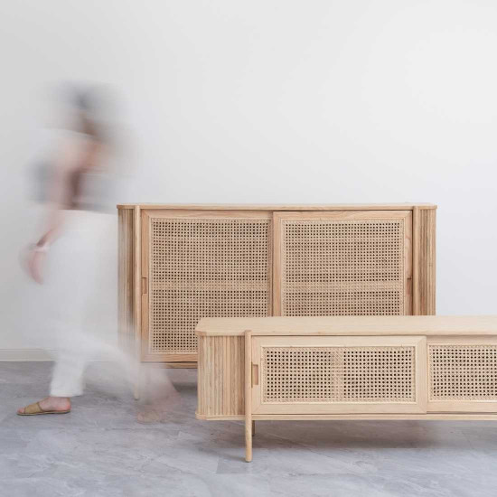 SEN RATTAN TV Cabinet L150 [ 2 Stock left ] 