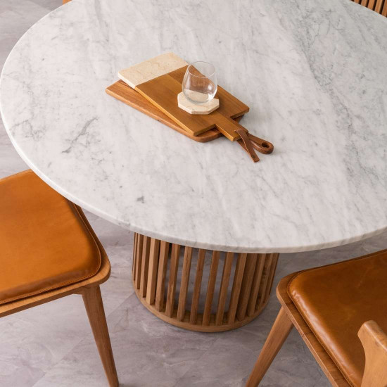 [SALE] CODE Dining Table with Marble Top, D100