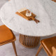 [SALE] CODE Dining Table with Marble Top, D100