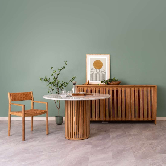 [SALE] CODE Dining Table with Marble Top, D100