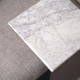 NOVA Natural Marble Coffee Table W50, White NOVA Natural Marble Coffee Table W50, White