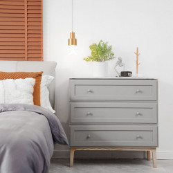 Maburu Chest of Drawers, W90, BL