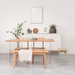 SHIMA Bench L105-L155, Oak [SALE]