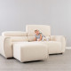 Houston Motion Sofa, L201, MNR91 White