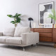 Aston Recliner Sofa, 210, Grey (with ottoman) [In-Stock x2]