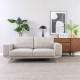 Aston Recliner Sofa, 210, Grey (with ottoman) [In-Stock x2]