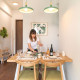 Industrial Dining Table L120-220, WH Industrial Dining Table L120-220, WH