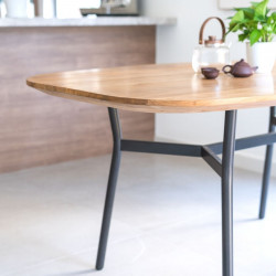 [Display] ASRI Oval Table, Smooth, L160 [In-stock]