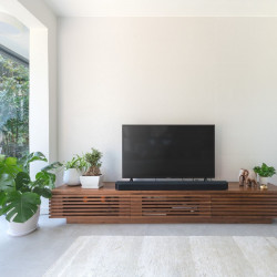 OAKI TV Cabinet,  W200, Natural Walnut [Display]