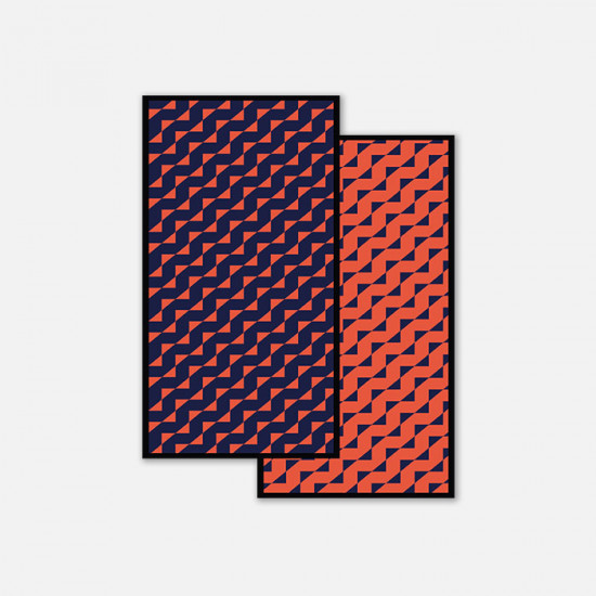 STRIDE Mat, Orange & Indigo, S [1 Left]