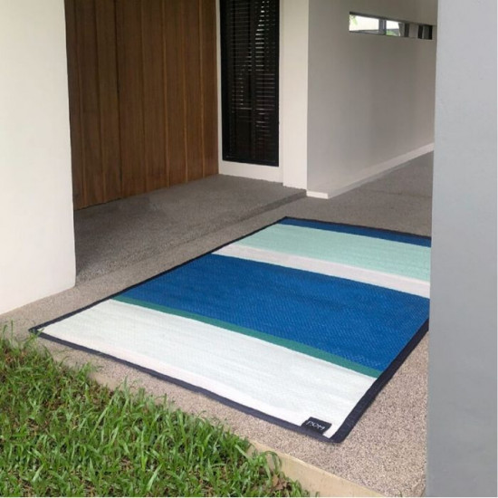 TIDE Mat, Blue & Green, M