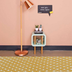 Carpet Hexagon Yellow Small