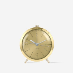 Alarm Clock Button  - Brass Plated [DISPLAY Left]