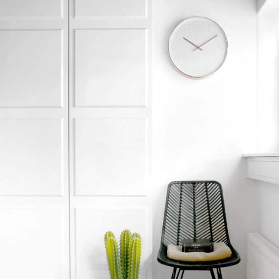 Wall Clock Mr. White - Brushed Gold [1 left]