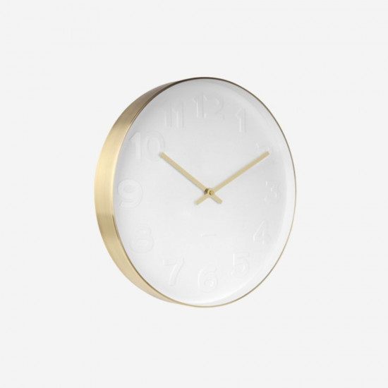 Wall Clock Mr. White - Brushed Gold [DISPLAY Left]