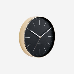 Wall Clock Minimal - Black