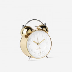 [SALE] Alarm Clock mr. White Brushed Gold Case