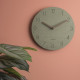 Wall clock Dura Korean wood, Blue [Newly displayed] 