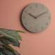 Wall clock Dura Korean wood, Blue [Newly displayed] 