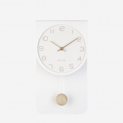 Wall Clock Casa Pendulum - White [Display]