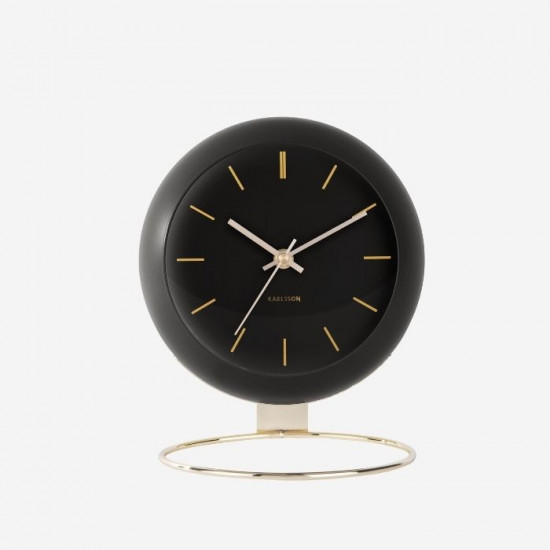 Table clock Globe - Black [DISPLAY left]