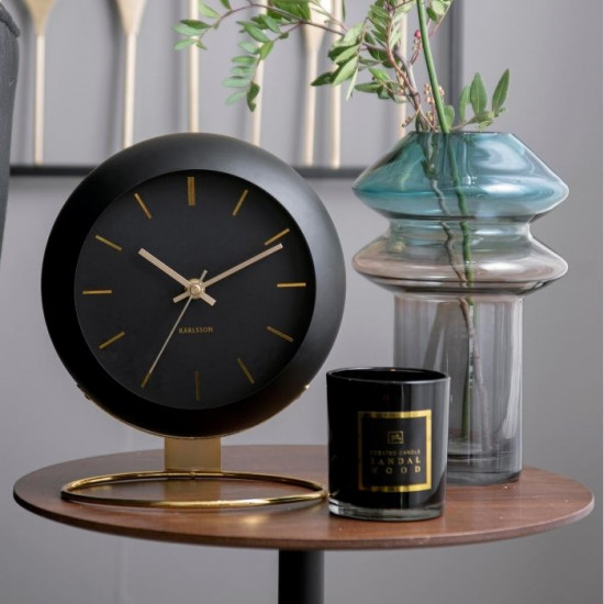 Table clock Globe - Black [Newly unboxed, 1 left]