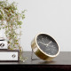 Alarm clock Tinge Steel - Gold with Black Dial [DISPLAY Left]