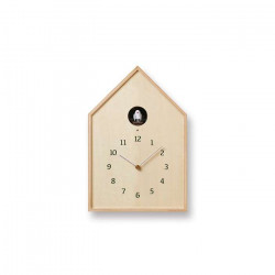 Birdhouse Clock - Natural [2 x Display Left]