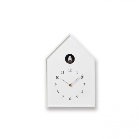 Birdhouse Clock - Natural [2 x Display Left]