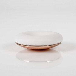 POD holder white gold, rose gold steel base