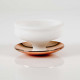 POD holder white gold, rose gold steel base