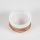 POD holder white gold, rose gold steel base